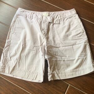 Loft, light khaki, size 12 shorts